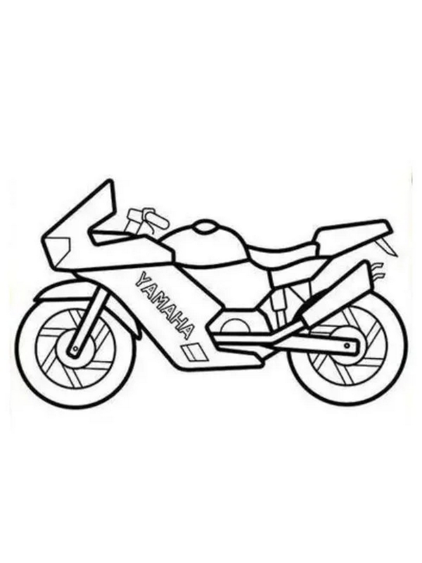 Tranh tô màu xe máy - 5 Tranh tô màu xe máy - 5