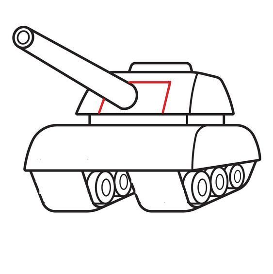 Tranh tô màu xe tăng 11