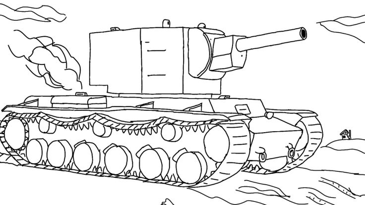 Tranh tô màu xe tăng 29