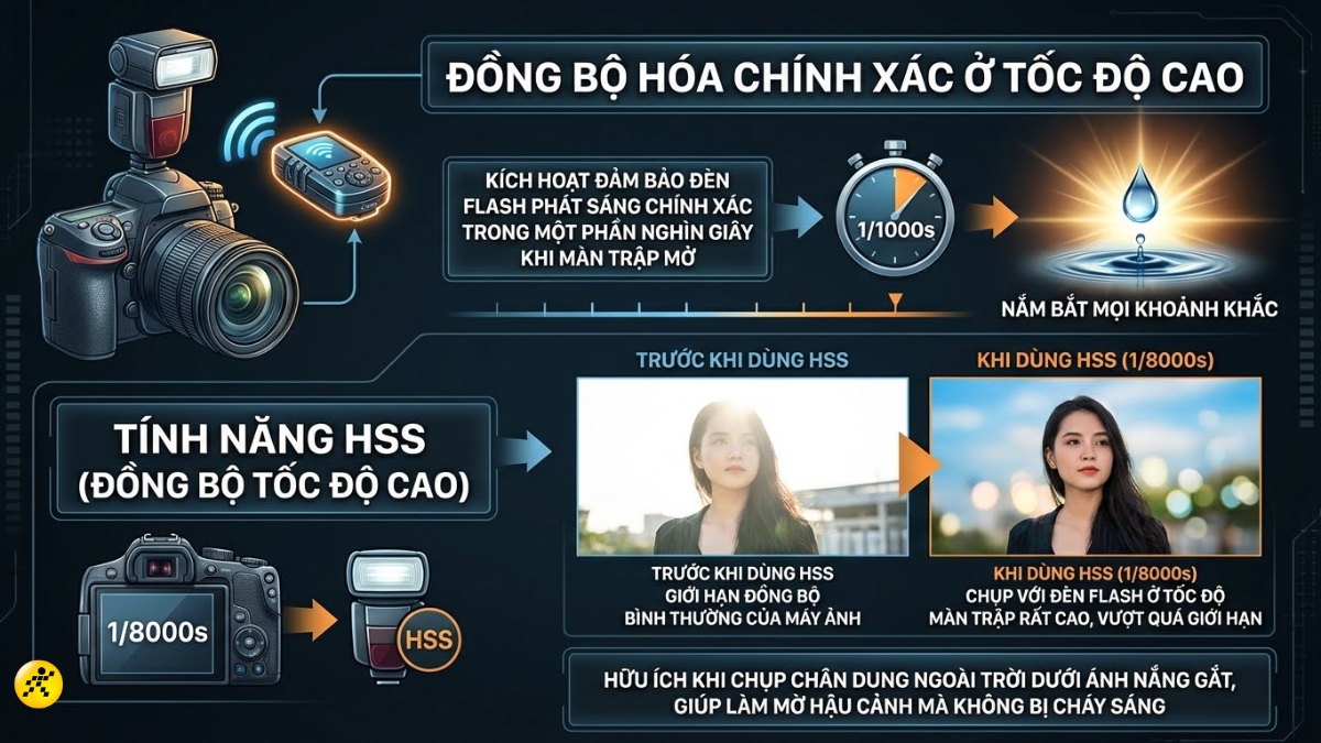 Đồng bộ hóa chính xác ở tốc độ cao Đồng bộ hóa chính xác ở tốc độ cao