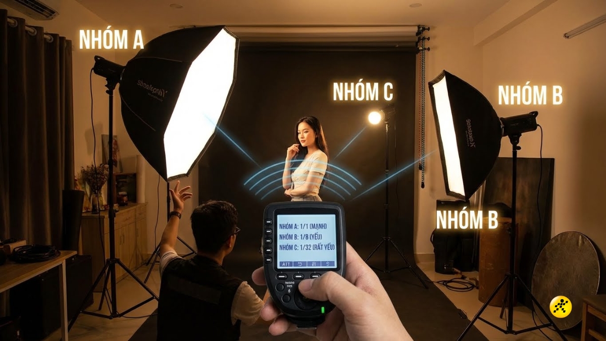 Kiểm soát nhiều đèn cùng lúc Kiểm soát nhiều đèn cùng lúc