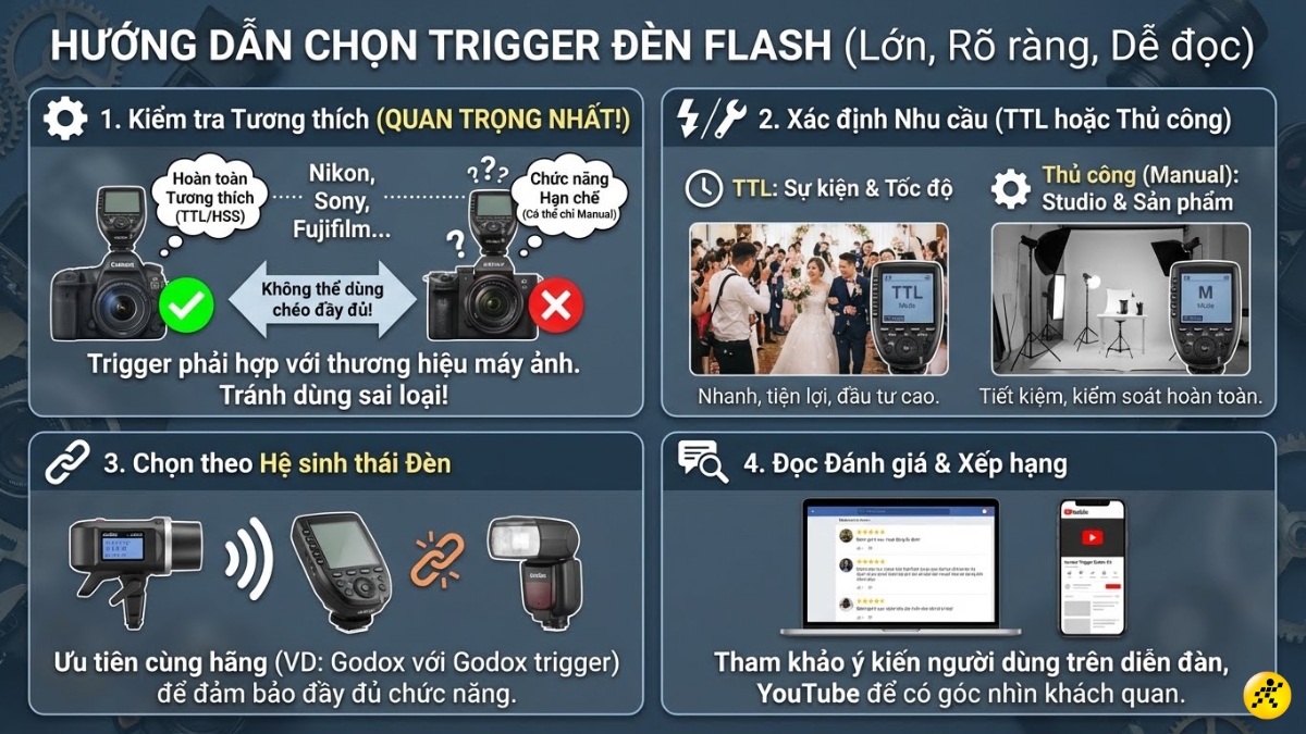Hướng dẫn chọn mua trigger cho người mới bắt đầu Hướng dẫn chọn mua trigger cho người mới bắt đầu