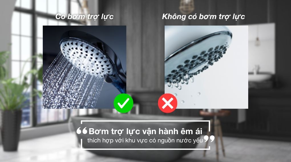 Máy nước nóng trực tiếp Panasonic thiết kế siêu mỏng tích hợp bơm trợ lực vận hành êm