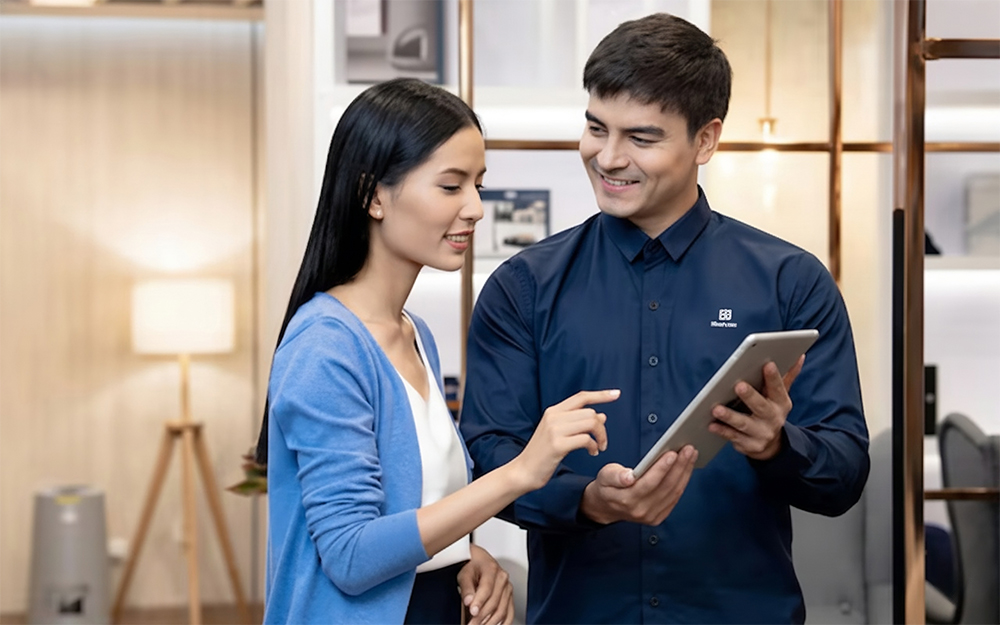 Kỹ thuật viên chính hãng Electrolux đến tận nhà để kiểm tra và sửa chữa