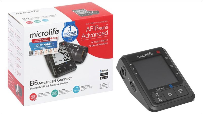 C&ocirc;ng dụng của m&aacute;y đo huyết &aacute;p Microlife B6 Advanced