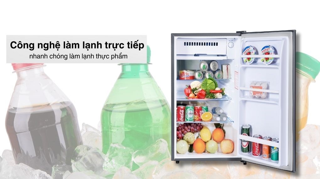 Tủ lạnh mini Funiki 90 lít FR-91CD làm lạnh trực tiếp có ngăn đá riêng chống lẫn mùi Tủ lạnh mini Funiki 90 lít FR-91CD làm lạnh trực tiếp có ngăn đá riêng chống lẫn mùi