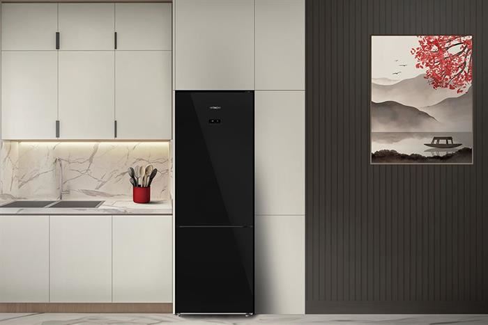 Tủ lạnh Hitachi Inverter 323 lít HRBN6340DGBKVN ngăn đá dưới thiết kế công thái học tích hợp ngăn chuyển đổi thông minh Tủ lạnh Hitachi Inverter 323 lít HRBN6340DGBKVN ngăn đá dưới thiết kế công thái học tích hợp ngăn chuyển đổi thông minh