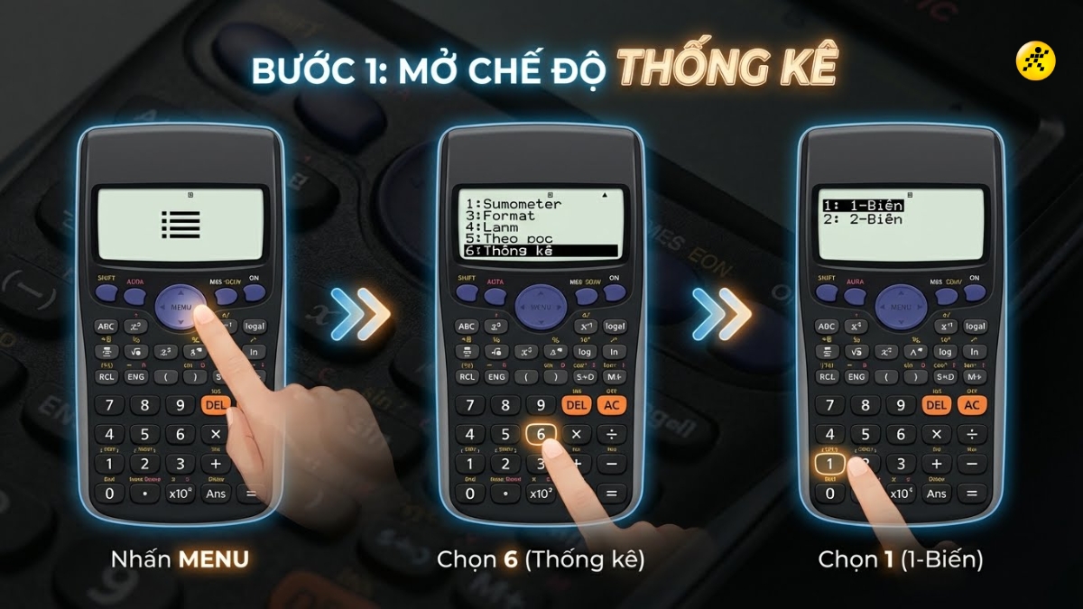 Bước 1: Mở chế độ Thống k&ecirc;