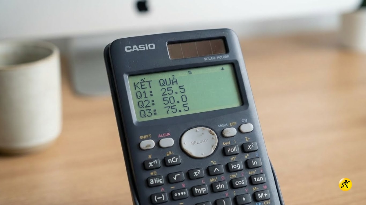 M&agrave;n h&igrave;nh sẽ hiển thị kết quả