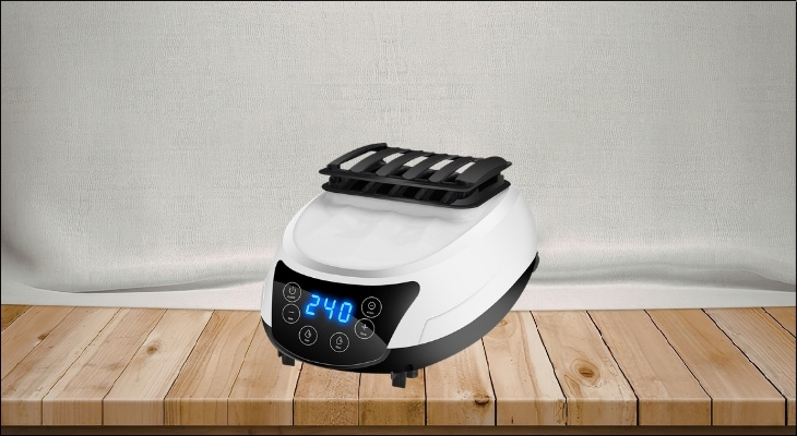 Bộ điều khiển nhiệt độ thông minh giúp duy trì nhiệt độ ổn định trong suốt quá trình sấy