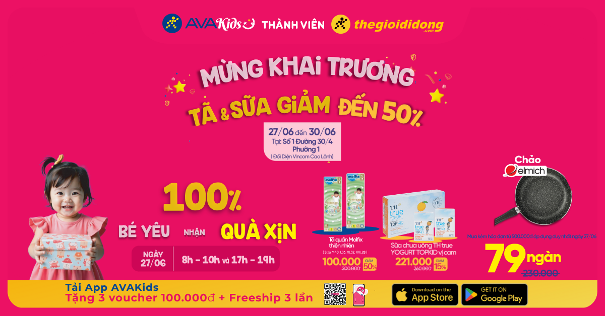 Khai trương AVAKids Cao Lãnh Đồng Tháp