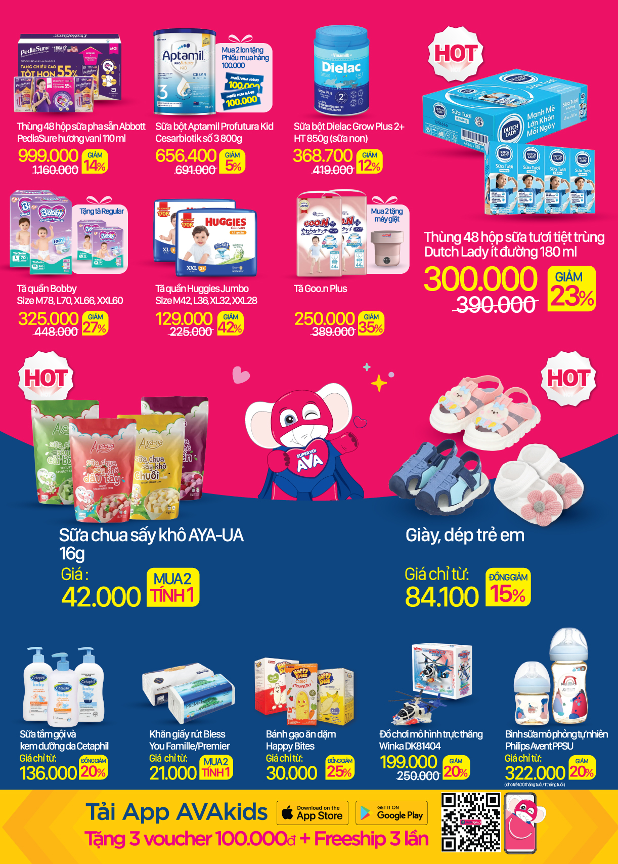 Khuyến mãi khai trương AVAKids mới