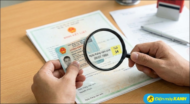 Tuổi của công dân được tính theo Ngày, Tháng, Năm sinh Dương lịch ghi trên Giấy khai sinh Tuổi của công dân được tính theo Ngày, Tháng, Năm sinh Dương lịch ghi trên Giấy khai sinh