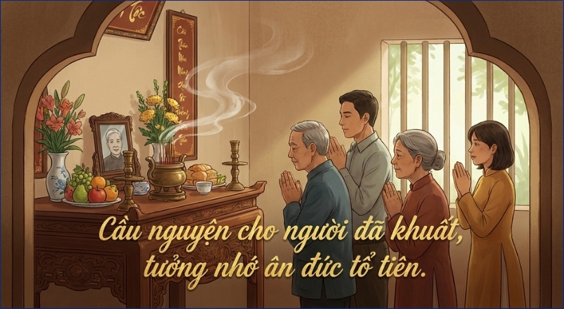 Trong nghi thức phong tục truyền thống, thứ tự chuẩn là gia chủ sẽ thắp hương trước rồi mới đọc văn khấn