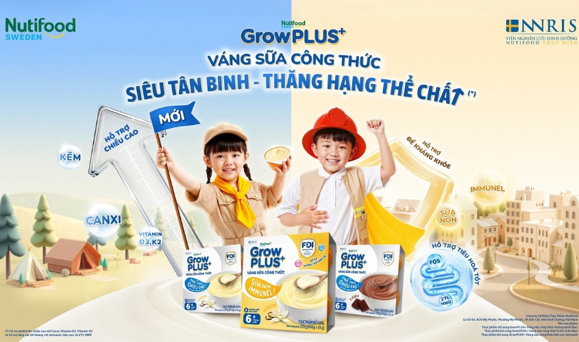 Trẻ từ 6 tháng có thể ăn được váng sữa Nutifood