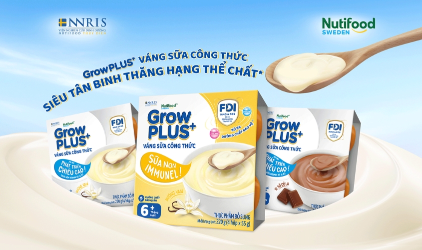 Mua váng sữa Nutifood giúp bé bổ sung các vi chất quan trọng