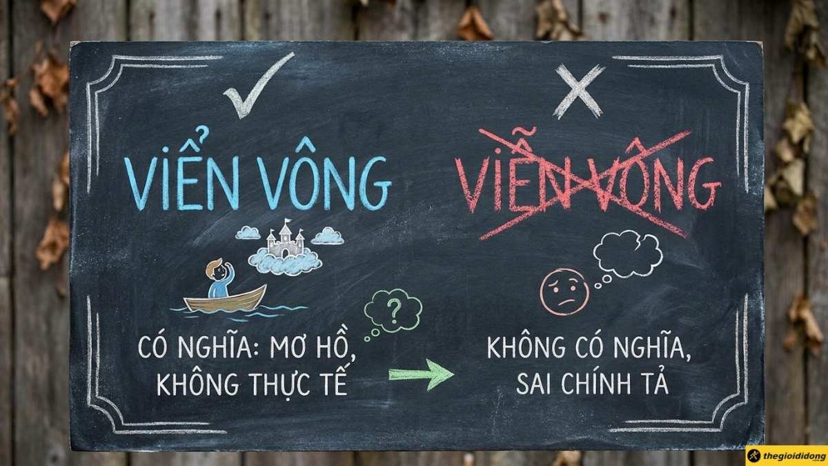 Viển v&ocirc;ng l&agrave; từ đ&uacute;ng ch&iacute;nh tả