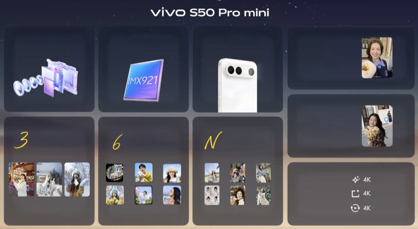 Camera của vivo S50 Pro Mini sở hữu những đặc điểm ấn tượng Camera của vivo S50 Pro Mini sở hữu những đặc điểm ấn tượng