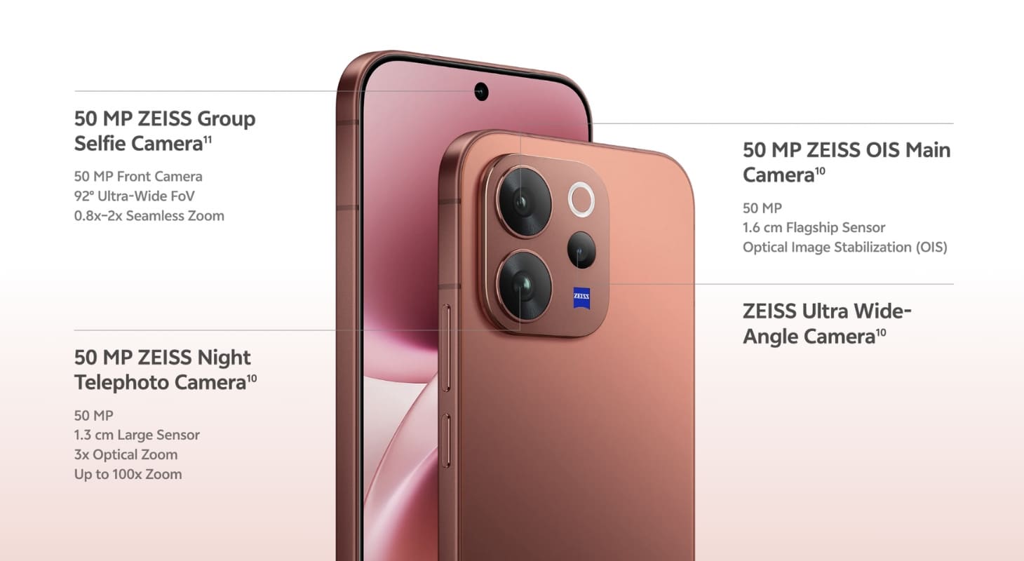 vivo V70 Series được nâng cấp mạnh mẽ về hệ thống camera vivo V70 Series được nâng cấp mạnh mẽ về hệ thống camera