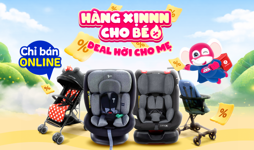 AVAKIDS RA MẮT SẢN PHẨM CHỈ BÁN ONLINE– XE ĐẨY & GHẾ Ô TÔ GIÁ SIÊU TỐT!