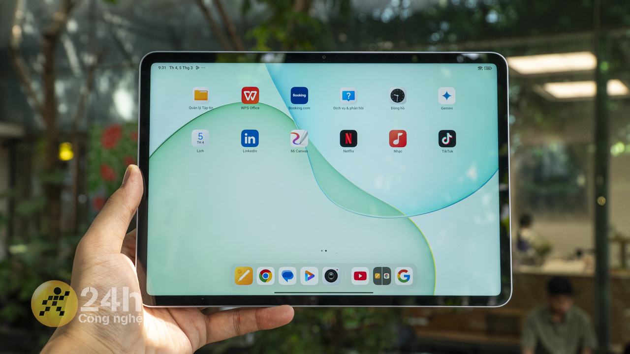 Màn hình của Xiaomi Pad 7 được hiệu chỉnh màu sắc chuẩn xác, giúp giảm thiểu hiện tượng lệch màu.