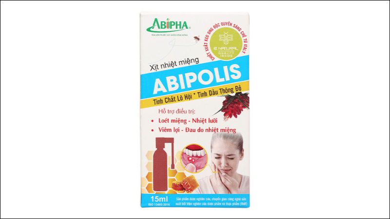 Các công dụng hỗ trợ điều trị nhiệt miệng và viêm lợi của Abipolis