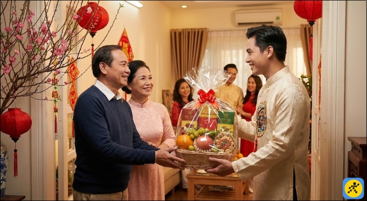 Bánh mứt kẹo tượng trưng sự đủ đầy, ngọt ngào và may mắn cho gia đạo Bánh mứt kẹo tượng trưng sự đủ đầy, ngọt ngào và may mắn cho gia đạo