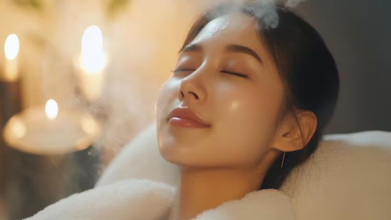 Xông hơi có tác dụng làm ẩm da vì cung cấp nước trực tiếp cho làn da