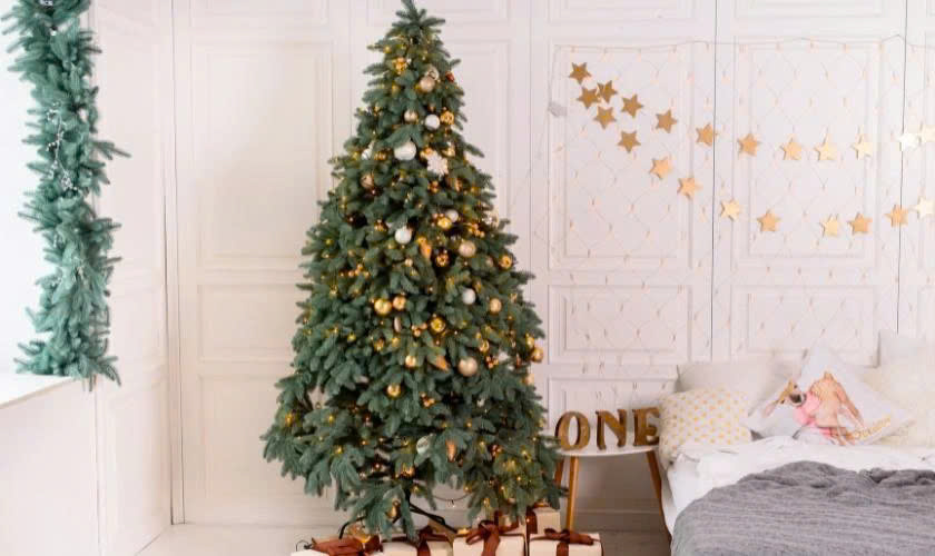 Background Noel cây thông