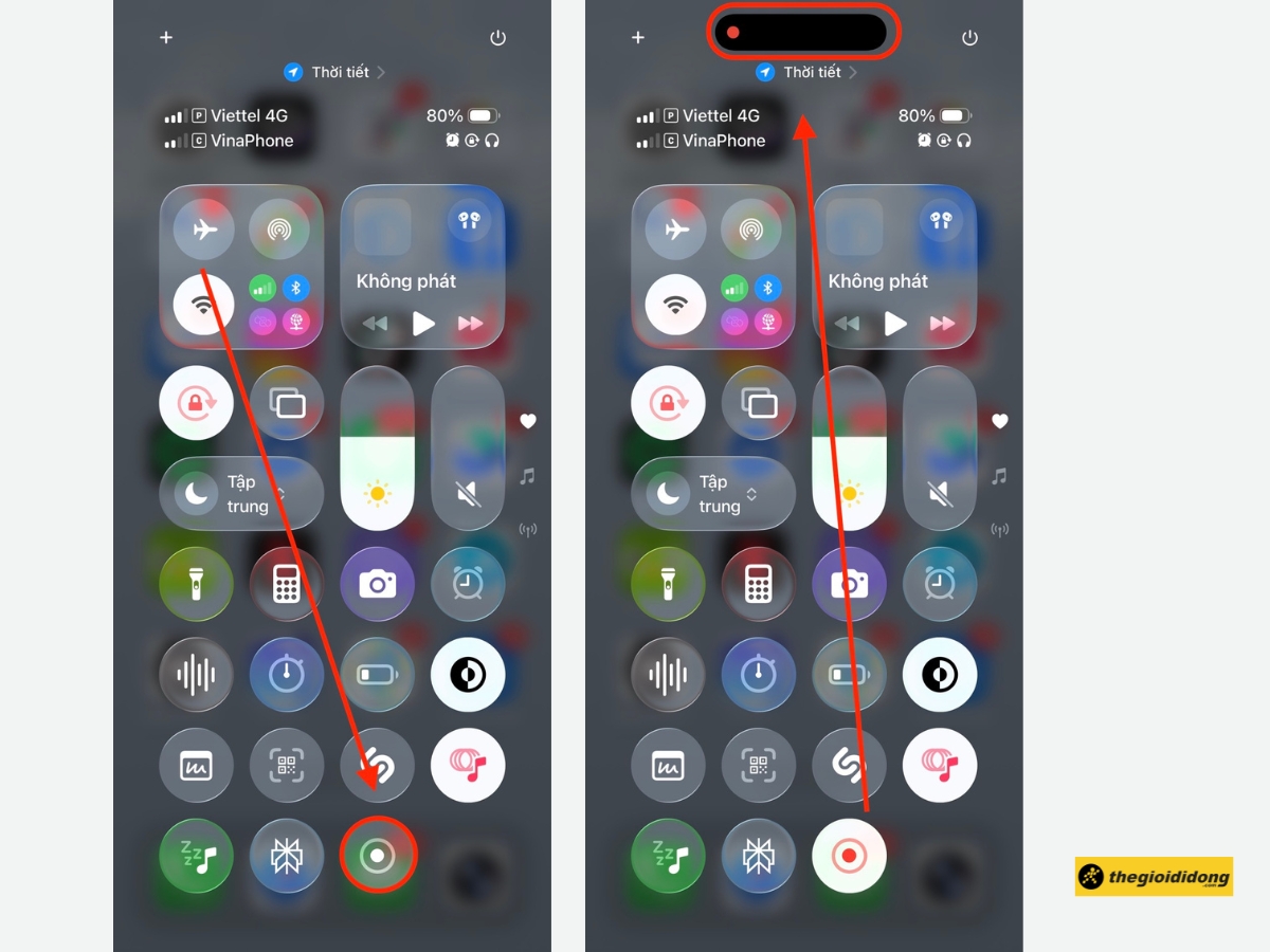 Cách quay màn hình iPhone không có tiếng Cách quay màn hình iPhone không có tiếng