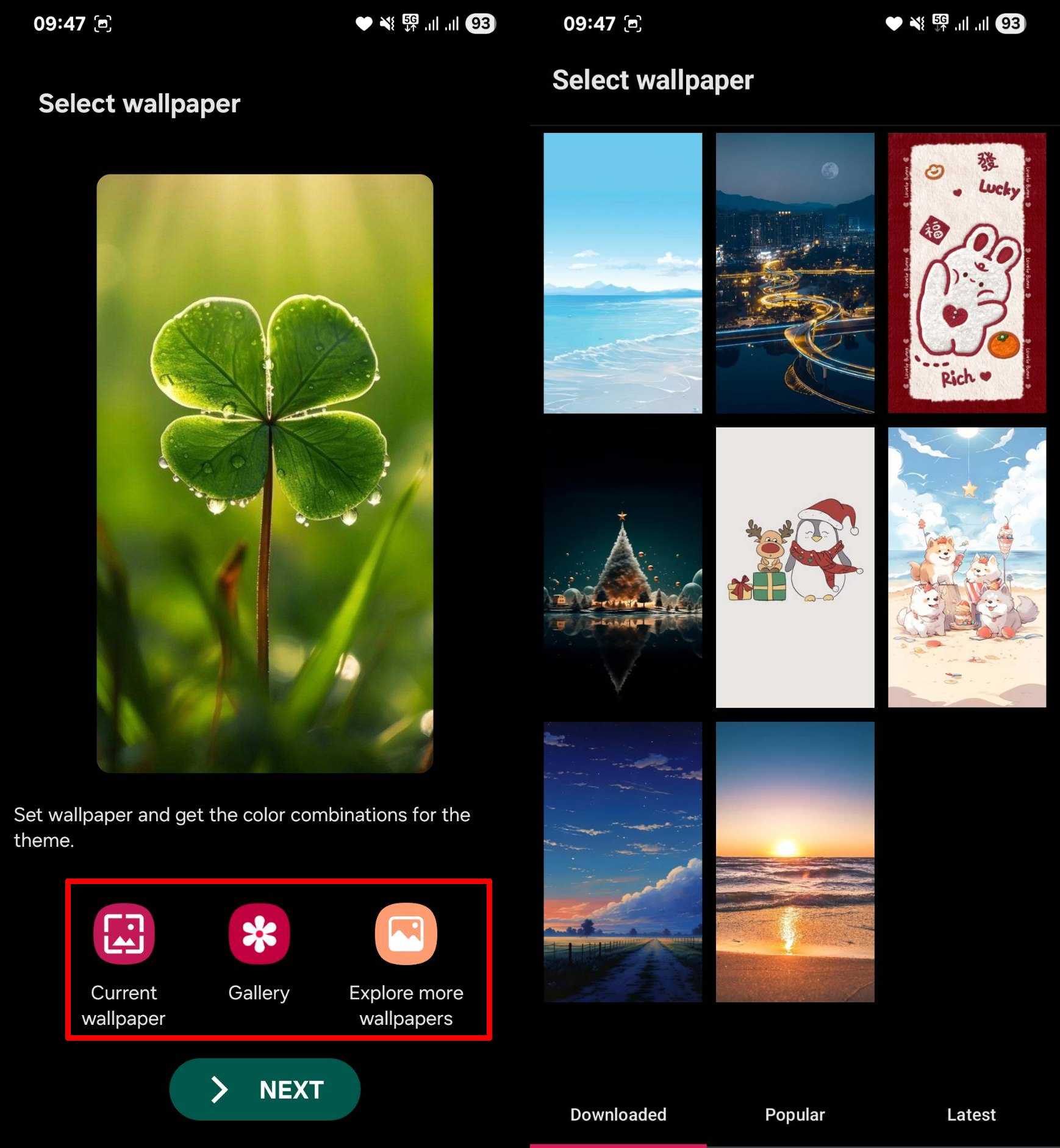 Cách tự tạo theme cho điện thoại Samsung Cách tự tạo theme cho điện thoại Samsung