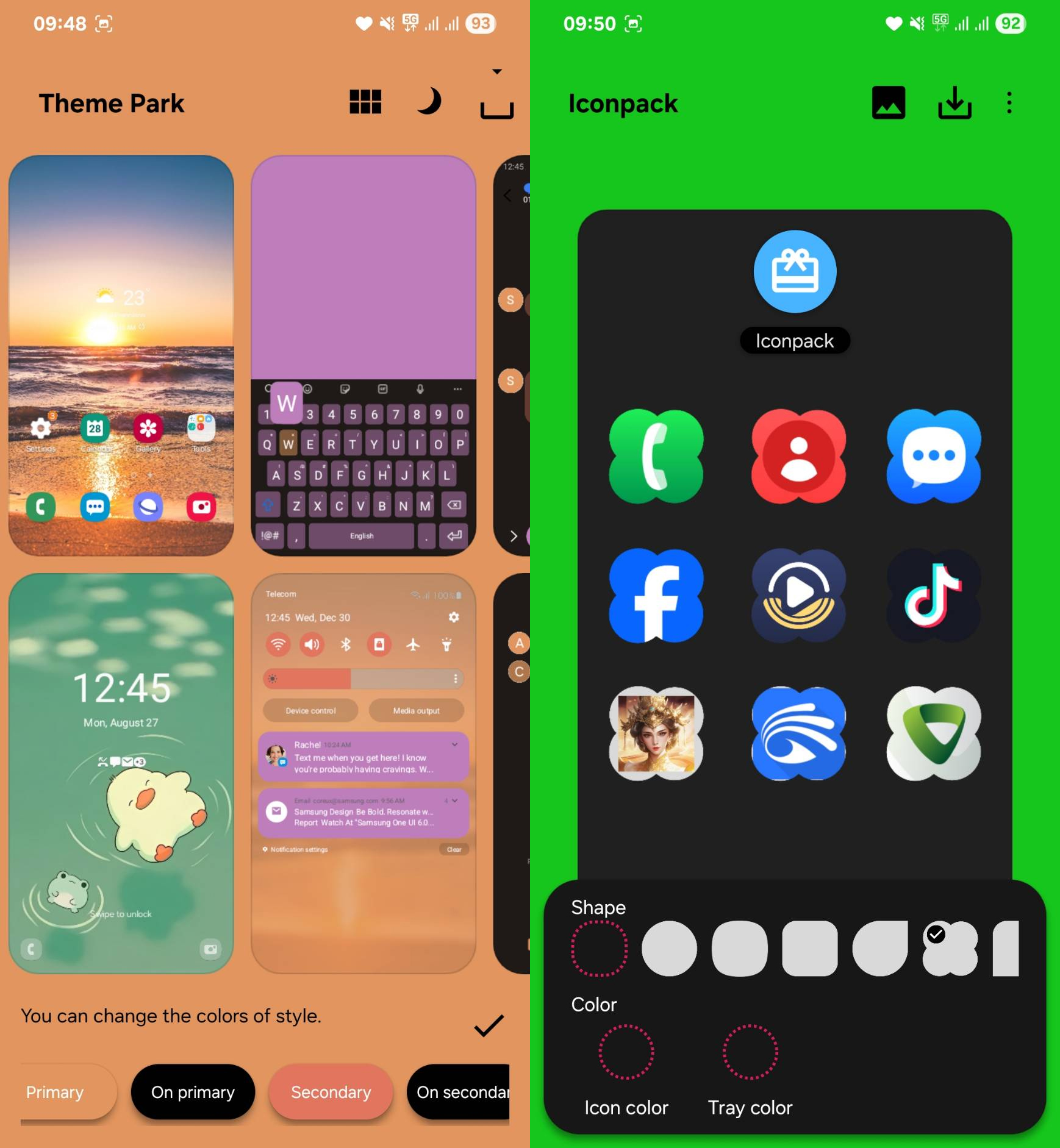 Cách tự tạo theme cho điện thoại Samsung Cách tự tạo theme cho điện thoại Samsung