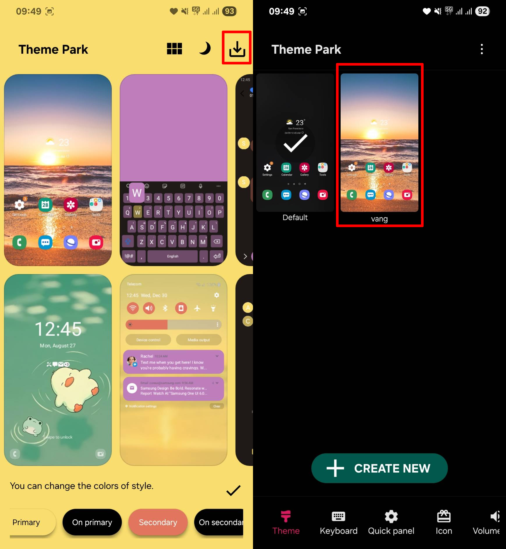 Cách tự tạo theme cho điện thoại Samsung Cách tự tạo theme cho điện thoại Samsung