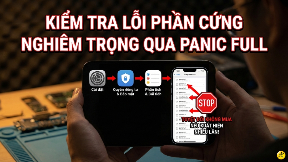 Kiểm tra lỗi phần cứng nghi&ecirc;m trọng qua Panic Full