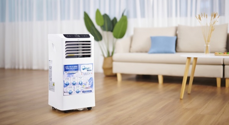 Điều hòa di động thuận tiện di chuyển