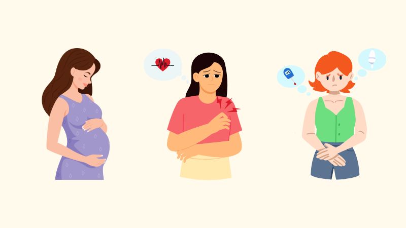 Phụ nữ đang mang thai hoặc mắc các bệnh nền như tiểu đường thì không nên làm thủ thuật LEEP Phụ nữ đang mang thai hoặc mắc các bệnh nền như tiểu đường thì không nên làm thủ thuật LEEP