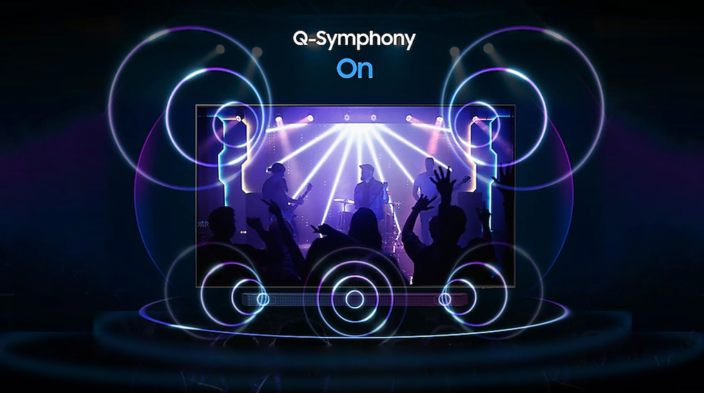 Smart Tivi Crystal UHD Samsung 4K 85 inch UA85DU8000 sở hữu công nghệ Adaptive Sound nâng tầm trải nghiệm âm thanh
