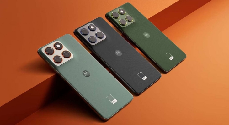 Mẫu điện thoại Motorola dòng Edge có thiết kế sang trọng.