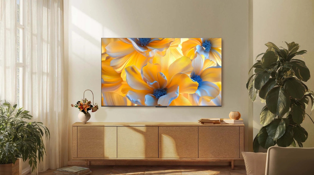 Google Tivi QD-Mini LED TCL AI 4K 55 inch 55C6KS có kích thước phù hợp dành cho trẻ xem