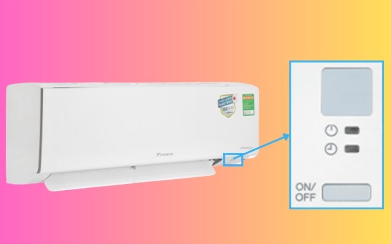 Cách mở máy lạnh Daikin không cần remote