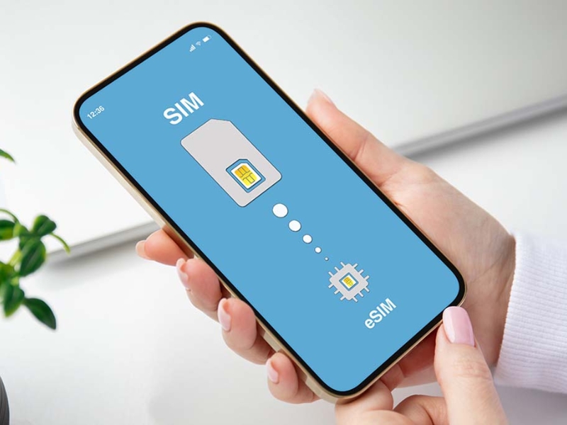 Dễ d&agrave;ng chuyển đổi từ SIM vật l&yacute; qua eSIM