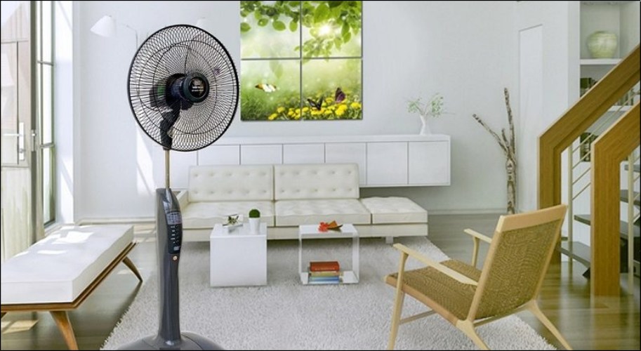 Một số mẫu quạt hiện đại có tích hợp cơ chế dừng tự động khi cánh quạt va chạm vào vật cản