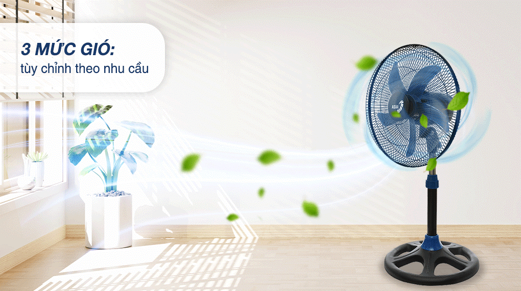Ba mẹ nên thấm hết mồ hôi cho bé và để nghỉ 10 phút trước khi dùng quạt lửng Asia 5 cánh VY538990 55W