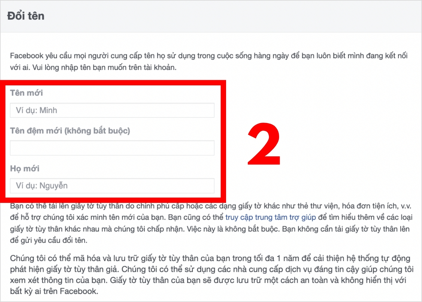 Cách đổi tên Facebook khi chưa đủ 60 ngày bằng giấy tờ tùy thân Cách đổi tên Facebook khi chưa đủ 60 ngày bằng giấy tờ tùy thân