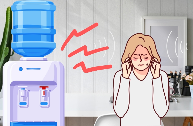 Kiểm tra vị trí lắp đặt cây nước nóng lạnh để tránh bị tiếng ồn