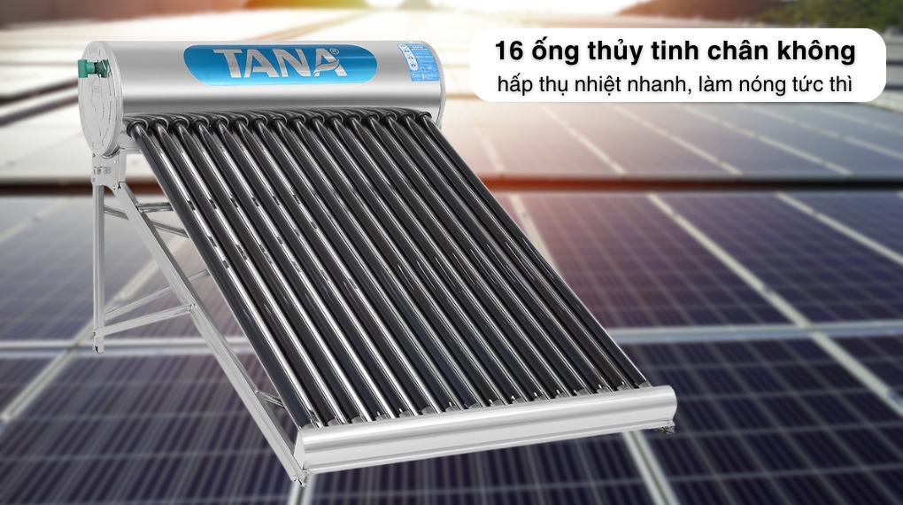 Máy nước nóng năng lượng mặt trời Tân Á 160 lít Go 58-16 là một lựa chọn đầu tư lâu dài