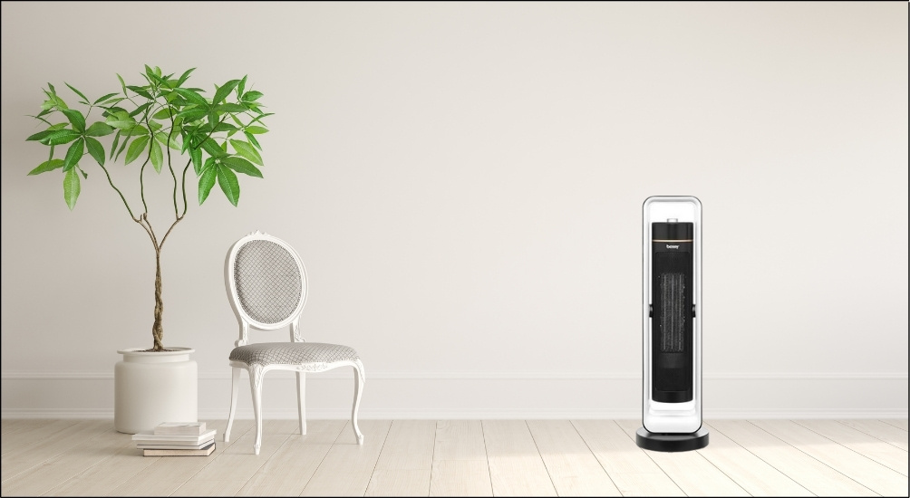 Quạt sưởi gốm Benny BHT-2400 với công nghệ sưởi gốm không phát sáng, không làm khô da