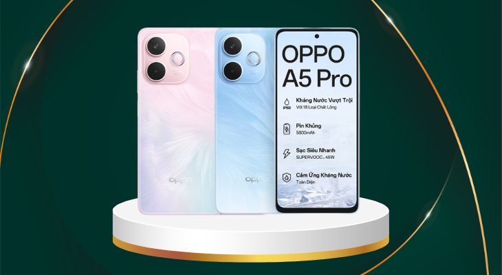 OPPO A5 Pro 5G sở hữu thiết kế bắt mắt, màu sắc ấn tượng, nổi bật và tinh tế OPPO A5 Pro 5G sở hữu thiết kế bắt mắt, màu sắc ấn tượng, nổi bật và tinh tế