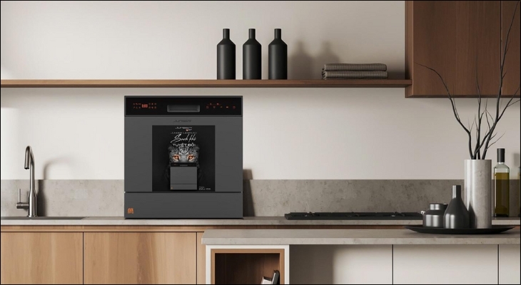 Máy rửa chén độc lập Junger Leopard DWJ-103 có sức chứa lên tới 12~13 bộ chén đĩa Châu Âu (3 - 4 bữa ăn Việt)