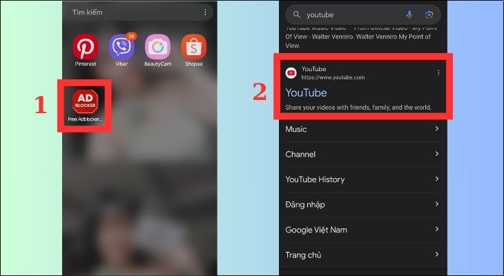 Cài đặt Adblock Browser trên Android